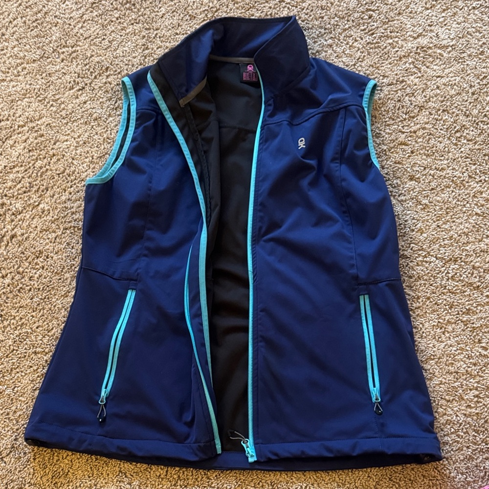 Little Donkey Andy Blue/Turquoise Vest